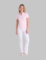SLIM FIT INTERLOCK POLO SHIRT