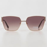 Guess Gradient Brown Butterfly Ladies Sunglasses,GF6158