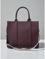 USPA BOX TOTE WITH CROSSBODY STRAP