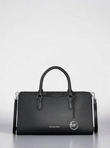 Michael Kors Arden  Signature Logo Top-Zip Satchel,35F6G4XS6S