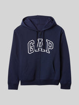 Gap Relaxed Gap Logo Zip Hoodie,627454