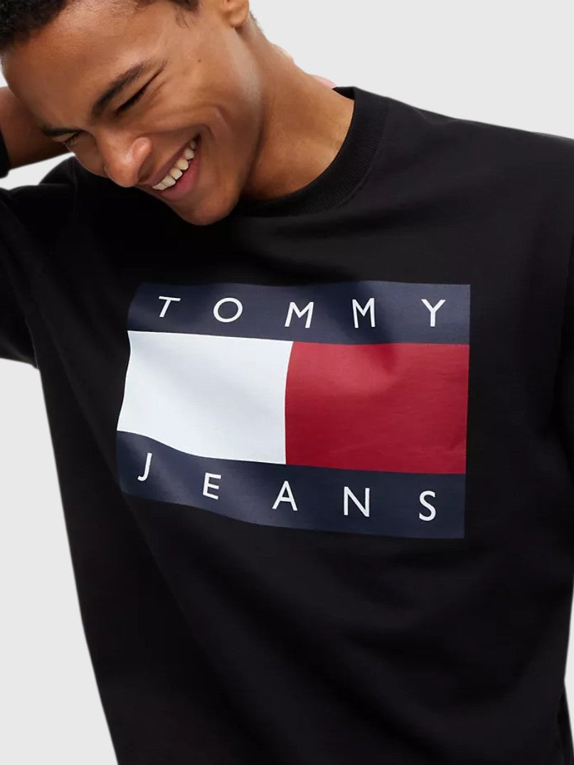 TOMMY HILFIGER Jeans Big Flag Logo Sweatshirt,DM22643-MBM