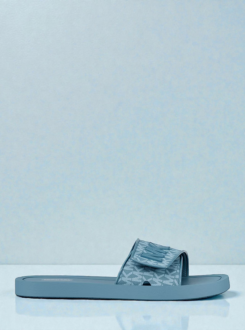M.k Palmer Signature Logo Slide Sandal