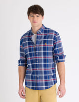 LONG SLEEVE PLAID OXFORD SHIRT,11H0390-YR00A