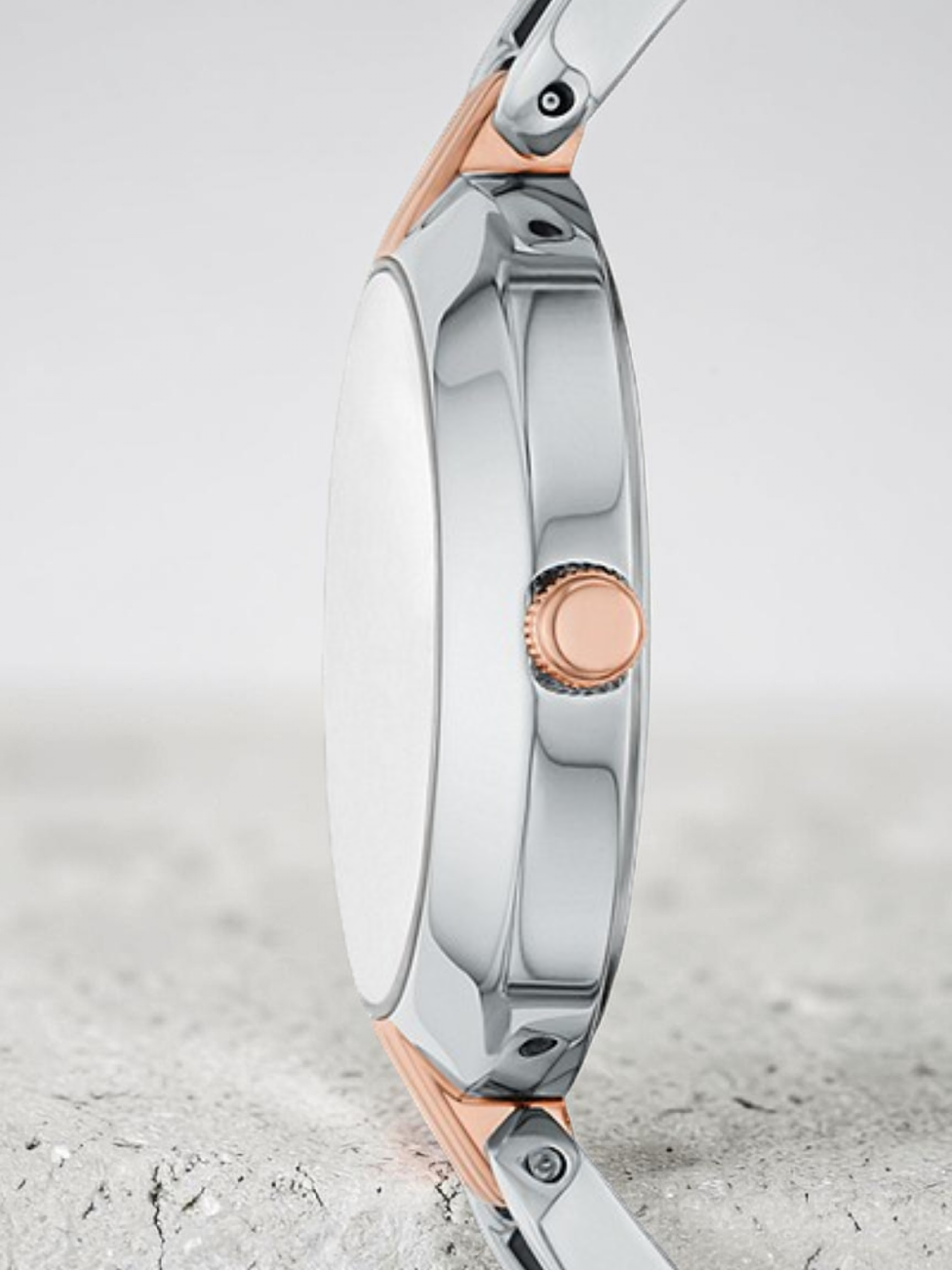 Fossil Kerrigan Three-Hand Two-Tone Stainless Steel Watch