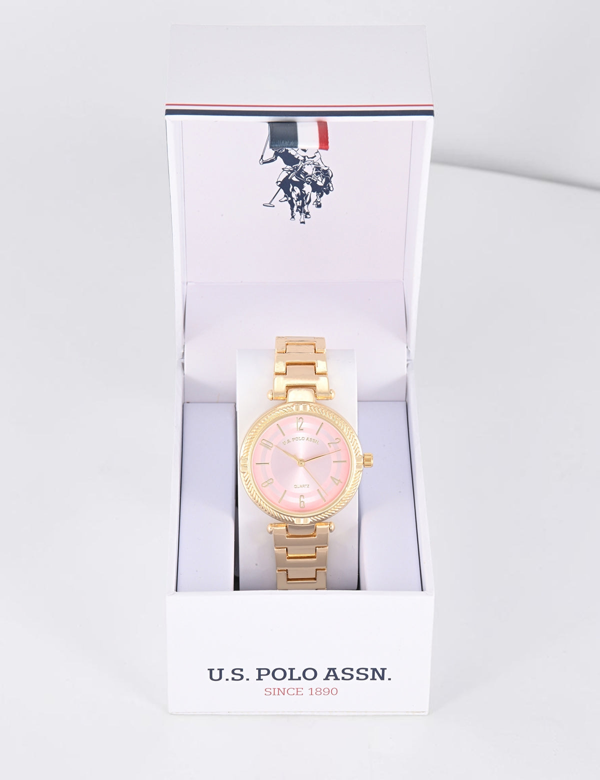LADIES GOLD LINK WATCH,USC40720UO-0000A