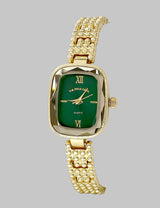 Immediate LADIES OVAL GOLD WATCH WITH GREEN FACE
SKU: USC40698UO