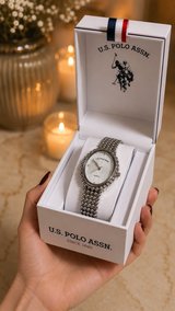 Immediate LADIES OVAL FACE SILVER ANALOG WATCH
SKU: USC40693UO-0000A