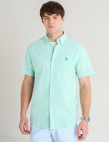 Immediate SHORT SLEEVE LINEN BLEND POCKET SHIRT Serial 11H0372-WR00A