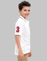 BOYS PIQUE SOLID POLO SHIRT
