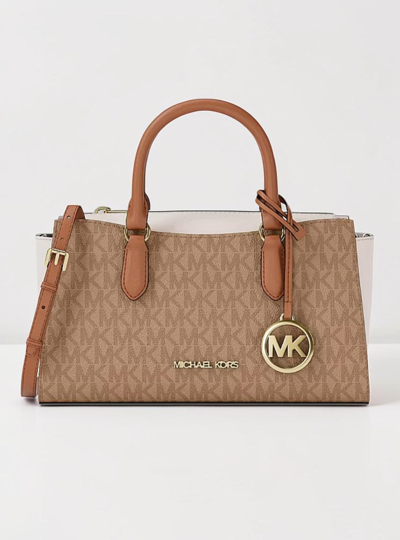 Arden Color-Block Signature Logo Messenger Bag,35S6S4XM1B