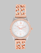 Immediate LADIES CLASSIC ROSE GOLD LINK BRACELET WATCH Serial USC40603UO-0000A