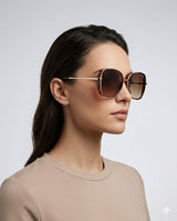 Immediate US Polo  LADIES GILDED HALO BUTTERFLY SUNGLASSES Serial PA5184