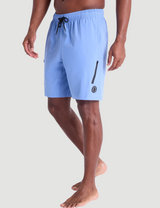 8.5" ZIP CARGO SWIM SHORTS