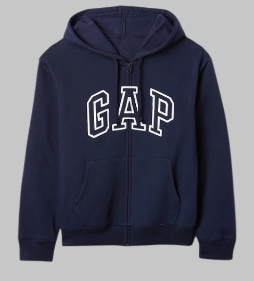 Relaxed Gap Logo Zip Hoodie