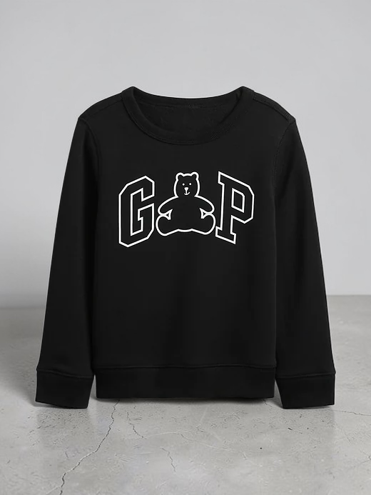 babyGap Logo Relaxed Crewneck Sweatshirt
