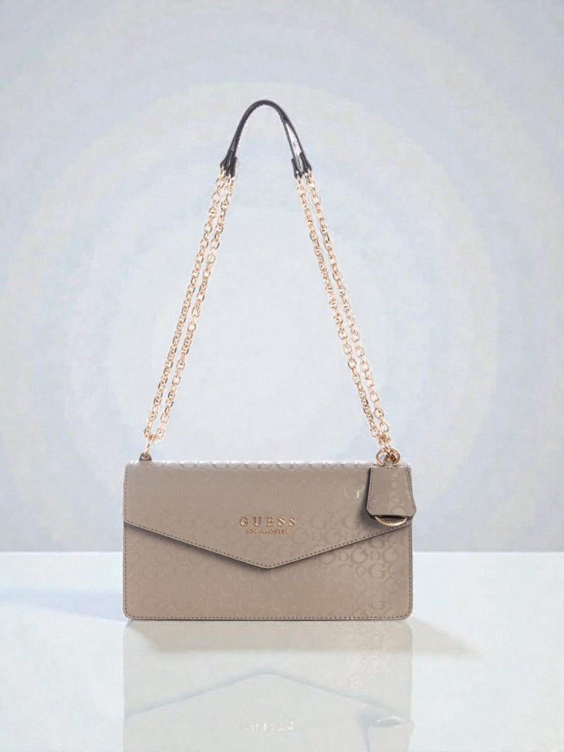 Kiran Logo Shine Convertible Crossbody