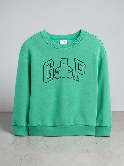 babyGap Logo Relaxed Crewneck Sweatshirt