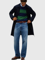 TOMMY HILFIGER Rugby Stripe Crewneck Sweater,XM07954-P61