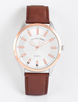 Immediate MENS BROWN STRAP GOLD ACCENT WATCH
SKU: USC50640UO-0000A