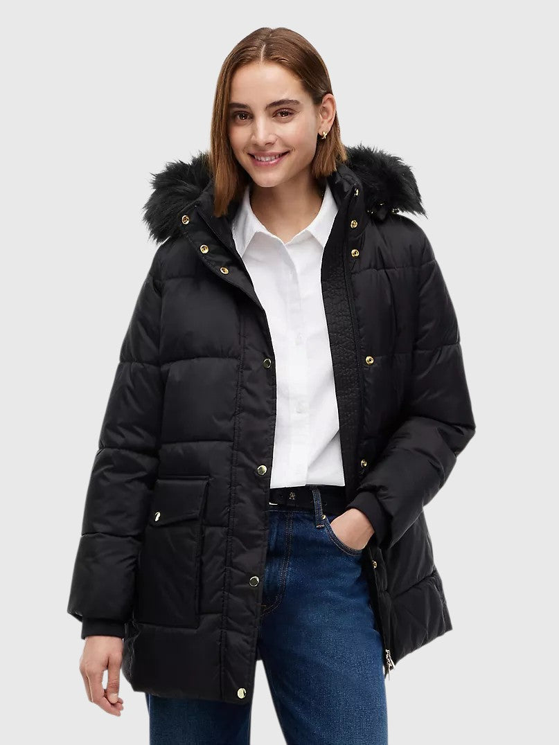 TOMMY HILFIGER Hooded Puffer Coat,XW06091