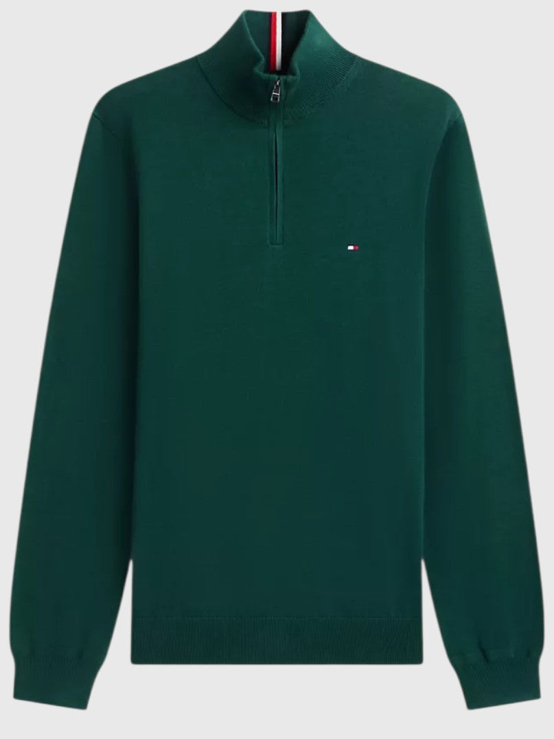 TOMMY HILFIGER Classic Quarter-Zip Sweater,78J9329-BDS