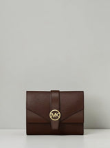 Michael Kors Greenwich Medium Saffiano Leather Trifold Wallet,35S5GGRE6L