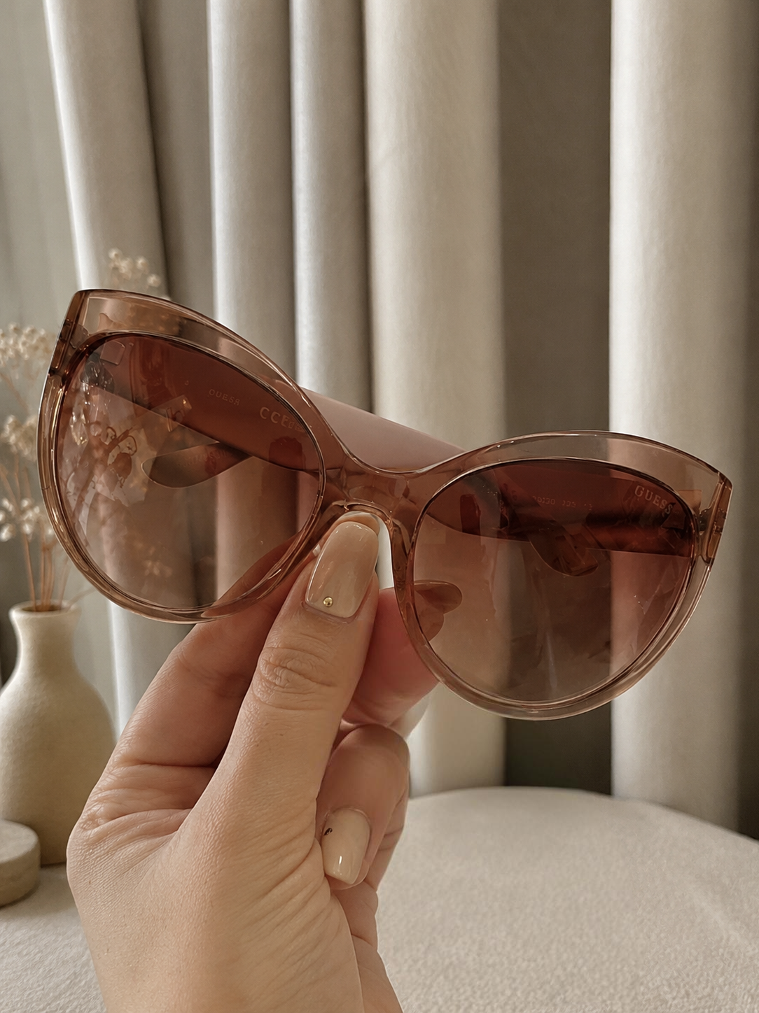 Immediate Bordeaux  Butterfly Ladies Sunglasses