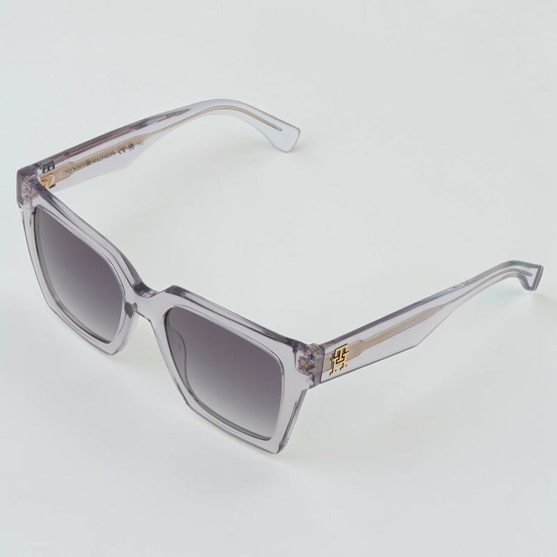 Tommy Hilfiger 
Grey Azure Square Ladies Sunglasses,TH 2100/S
