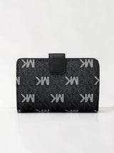 Jet Set Travel Medium Signature Logo Billfold Wallet,35F6STVF6V