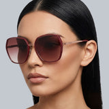 Bordeaux Gradient Butterfly Ladies Sunglasses
Item No. GF0418 69T 58