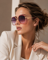 Immediate Bordeaux Gradient Butterfly Ladies Sunglasses
Item No. GF0418 69T 58