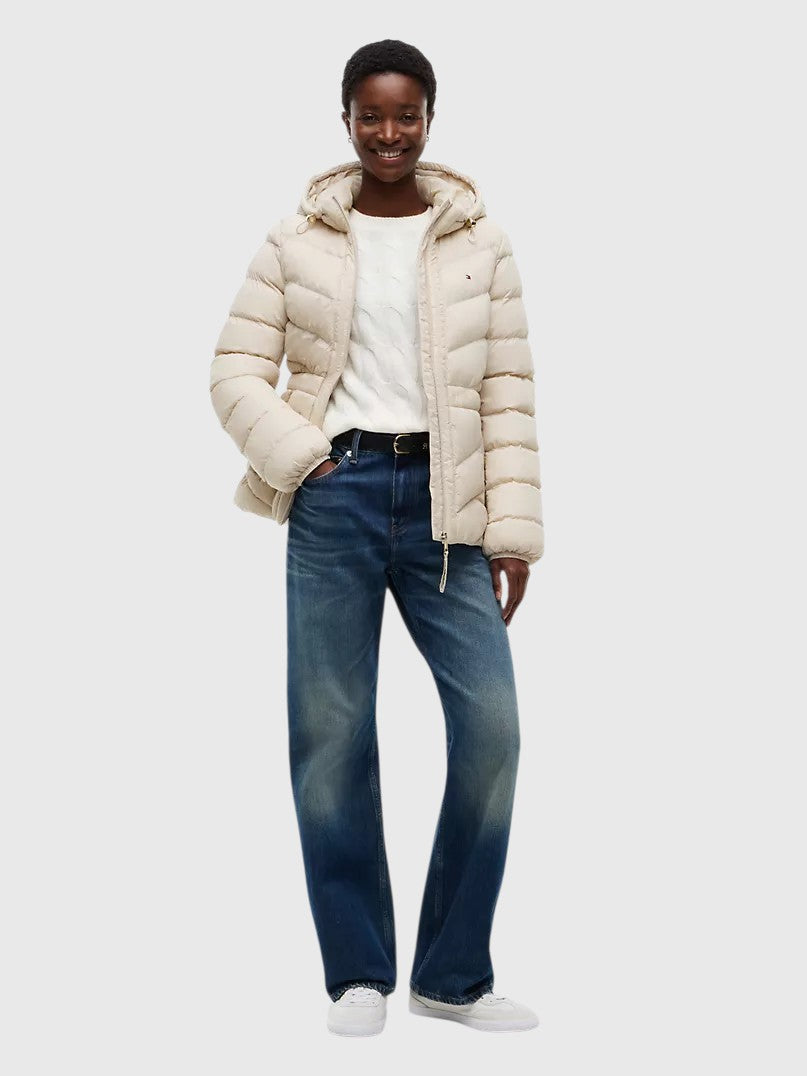 TOMMY HILFIGER  Quilted Hooded Jacket,XW09404-ACI