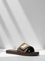 M.k Palmer Signature Logo Slide Sandal