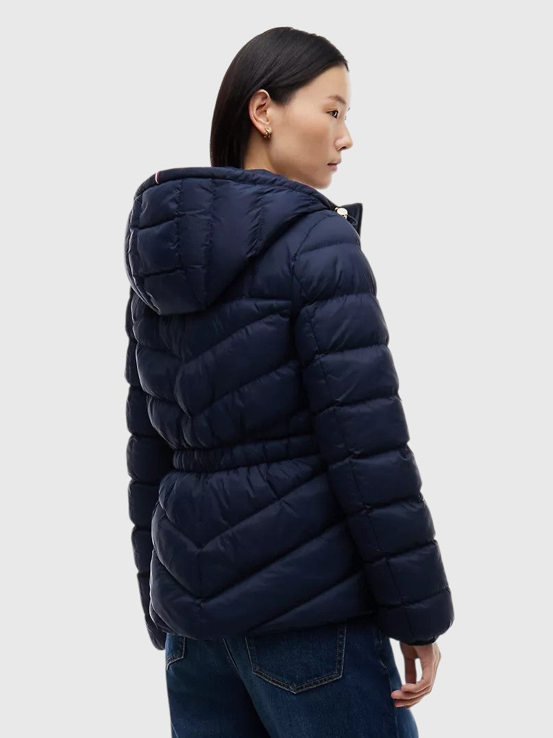 TOMMY HILFIGER  Quilted Hooded Jacket,XW09404-ACI