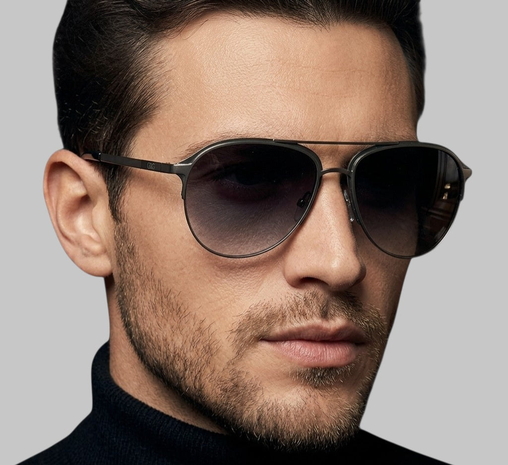 Grey Pilot Men's Sunglasses,GG2154