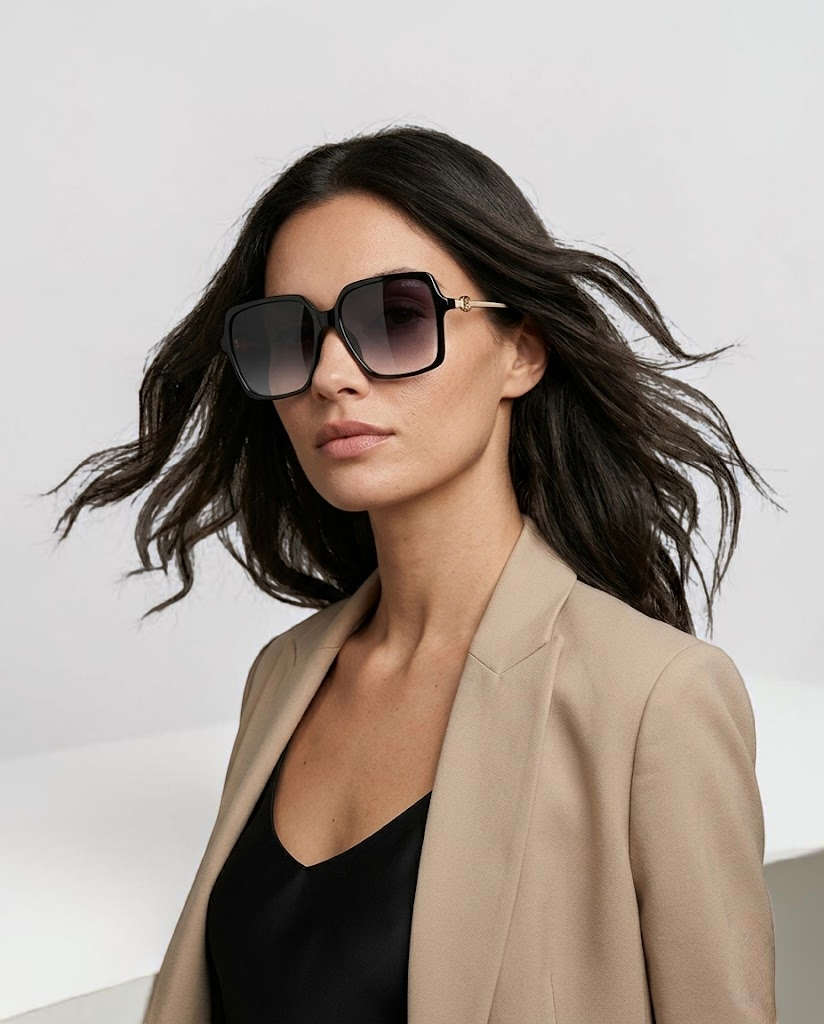 Guess 56mm Square Sunglasses
