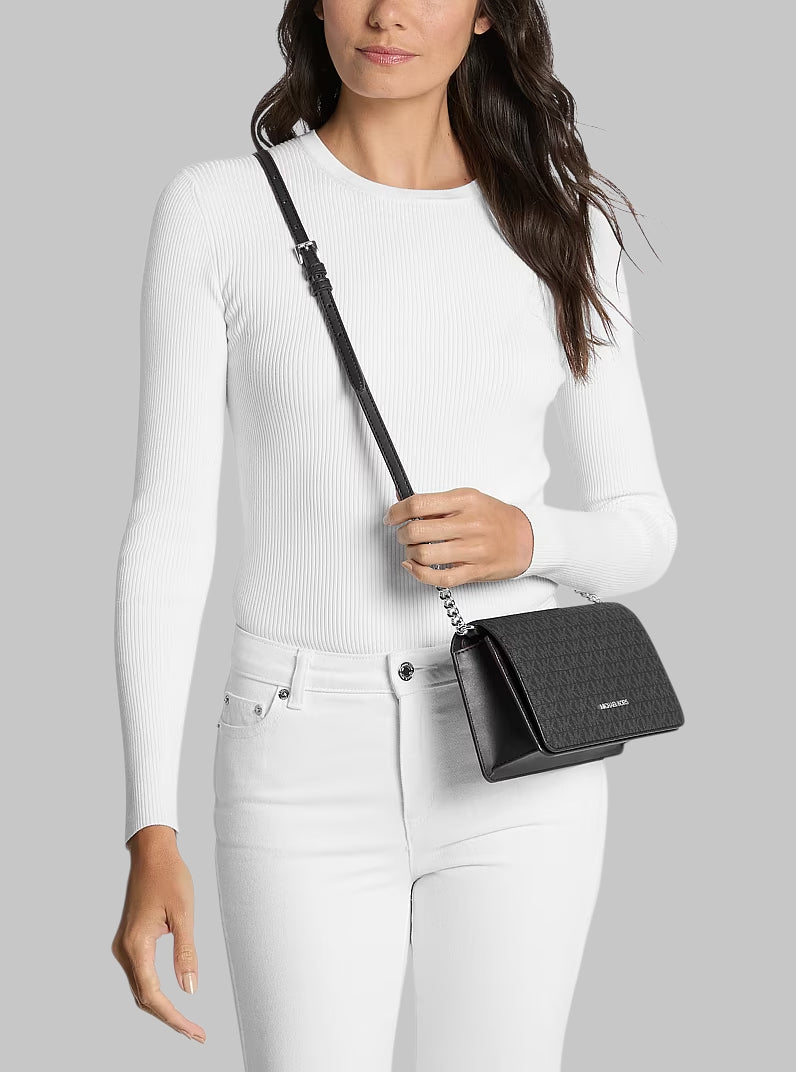 Jet Set Medium Signature Logo Crossbody Bag, 35F5STVC8B