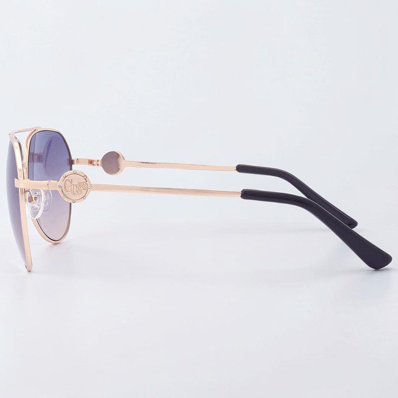 Guess Gradient Blue Pilot Ladies Sunglasses,GF6140