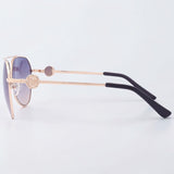Guess Gradient Blue Pilot Ladies Sunglasses,GF6140