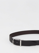 Immediate Tommy Round Buckle Reversible Leather Belt