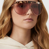 Tommy Hilfiger 
Pink Shield Ladies Sunglasses,TH 1807/S