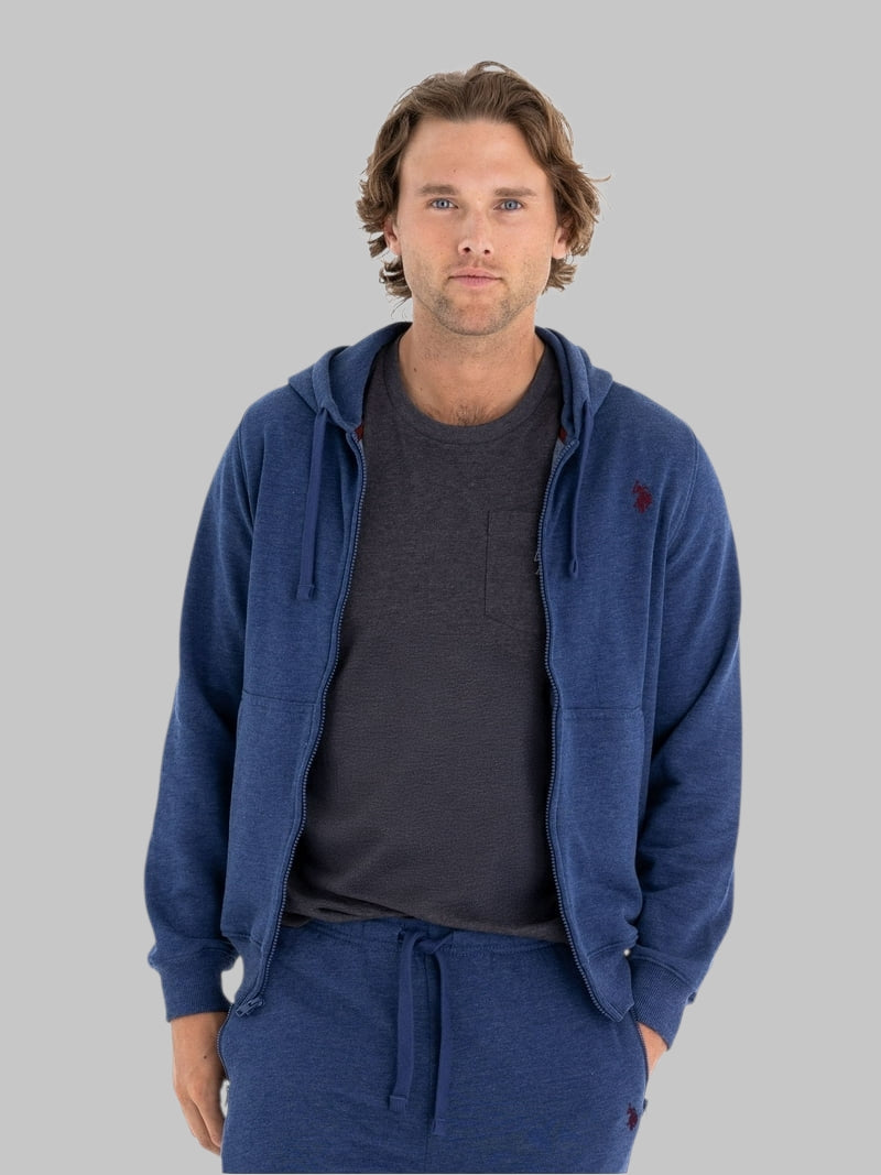 U.S. Polo Assn. Men's Everyday Full Zip Fleece Hoodie