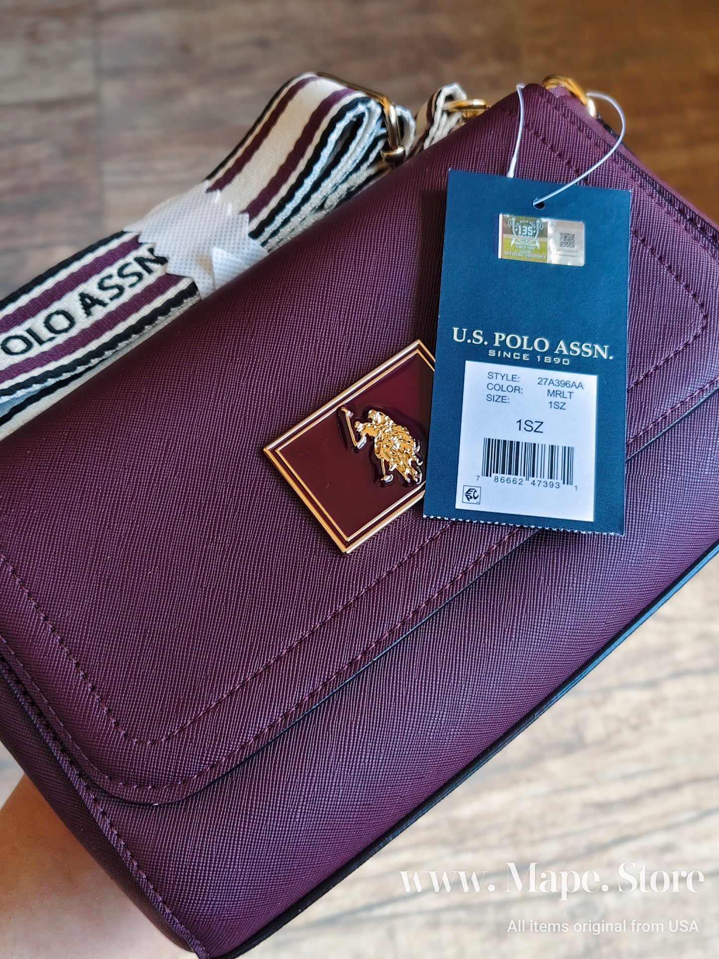 Immediate ENAMEL CROSSBODY BAG Serial 27A396-AA00A