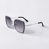 Guess Smoke Gradient Square Ladies Sunglasses, GF6175