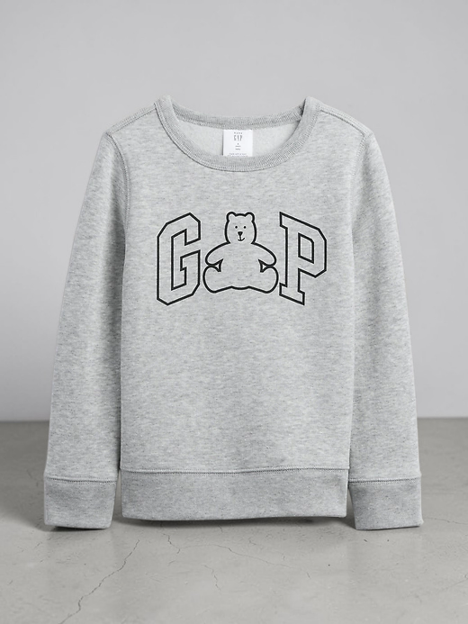 babyGap Logo Relaxed Crewneck Sweatshirt