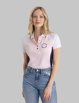 COLOR BLOCK SNAP POLO SHIRT,216662-ZH00A