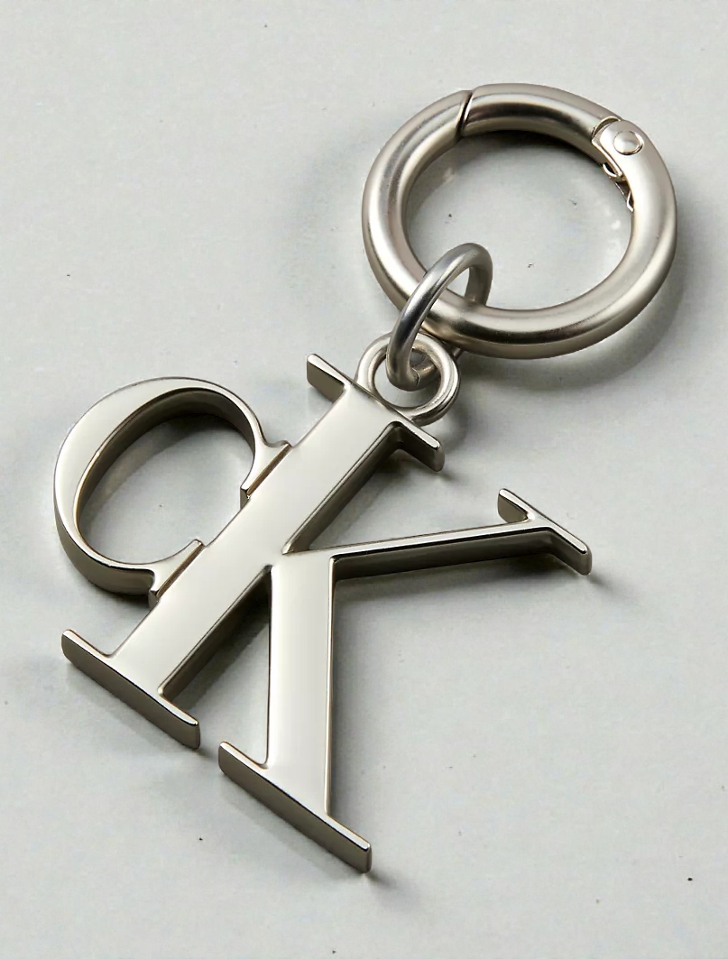 C.K Refined Leather Wallet + Key Ring Gift Set 4G1002G