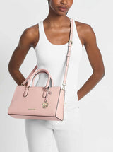 Michael Kors Arden  Signature Logo Top-Zip Satchel,35F6G4XS6S