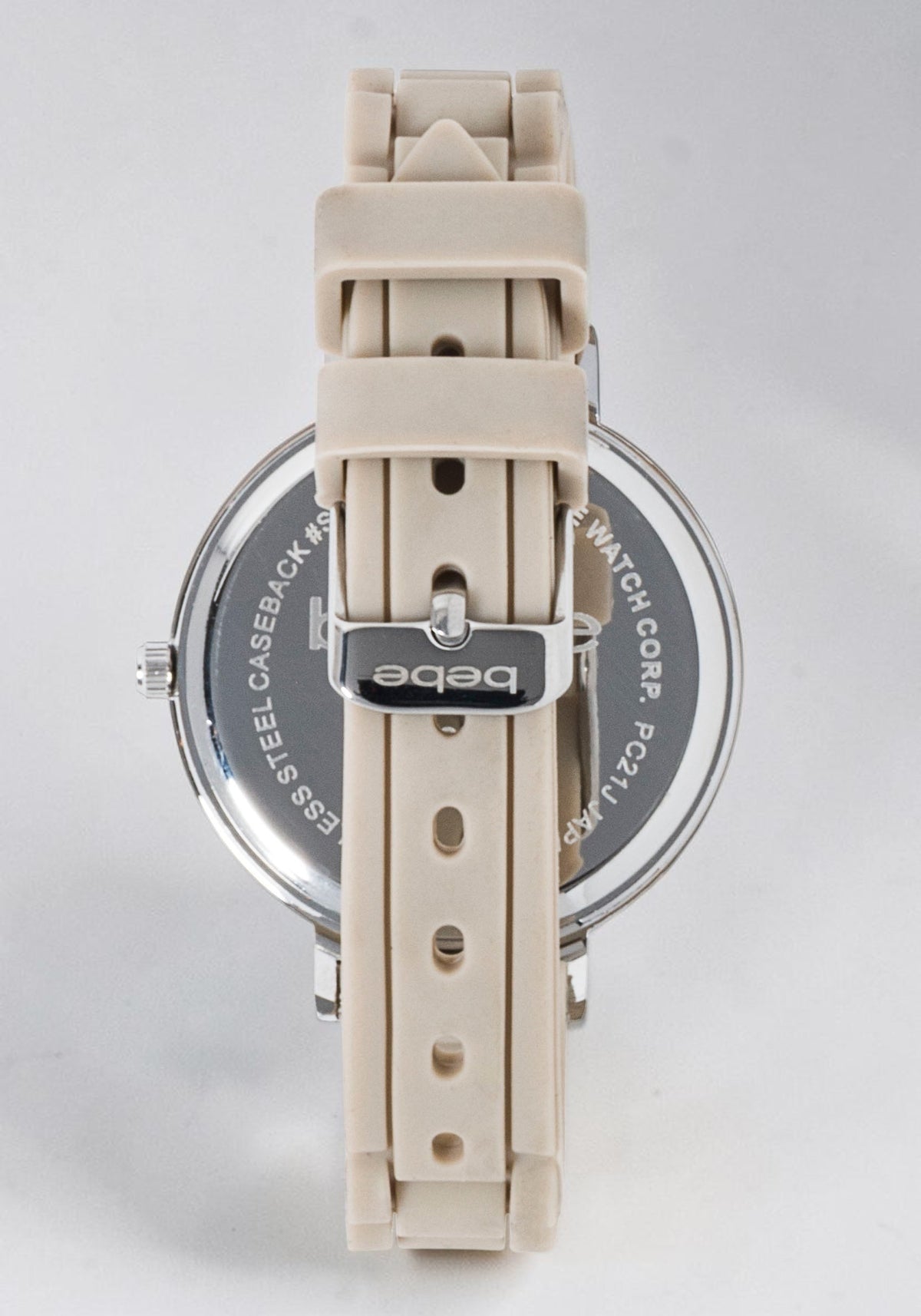 Taupe Crystal Bezel Roman Numeral Watch
